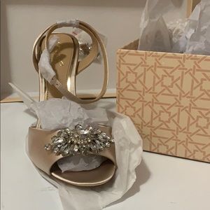 Jewel Badgley Mischka Hayden Embellished Heels